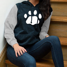 Load image into Gallery viewer, Paw Stripe Crewneck Sweatshirt