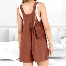 Load image into Gallery viewer, Casual Adjustable Strap Loose Bib Rompers