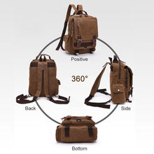 Load image into Gallery viewer, Double Buckle Pocket Zippers Backpack