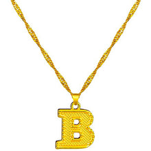 Load image into Gallery viewer, 18K Gold Plated Initial Letter Necklace