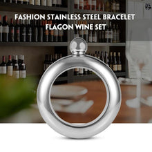 Load image into Gallery viewer, Stainless Steel Bangle Bracelet Flask for Women