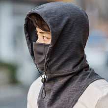 Load image into Gallery viewer, Hooded Face Mask with Neck Warmer for Cycling