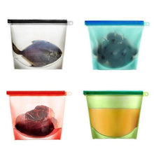 Load image into Gallery viewer, Silicone Food Storage Bags, 4 colors