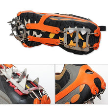 Load image into Gallery viewer, 18 Teeth Stainless Steel Crampons Slip-resistant Shoes Cover