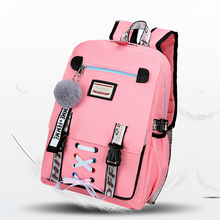 Load image into Gallery viewer, High School Backpack with USB Charging Port