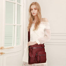 Load image into Gallery viewer, [PRE-SALE 7 DAYS] Multi-Pocket Soft PU Crossbody Bag