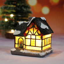 Load image into Gallery viewer, Christmas decoration resin small house