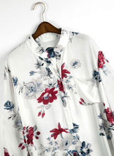 Load image into Gallery viewer, Floral Casual Stand Collar Long Sleeve Blouses TOPS.FL