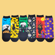 Load image into Gallery viewer, Halloween Style Socks (6 Pairs)