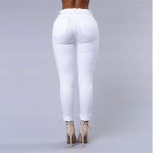 Load image into Gallery viewer, Women Sexy Jeans, White and Black