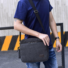 Load image into Gallery viewer, Men&#39;s one-shoulder retro canvas bag