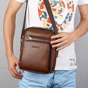 Man Leather Crossbody Bag