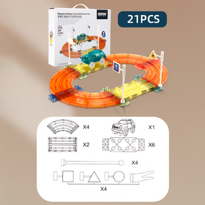 Magnetic Tracks Educational Toy Set