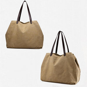 Large Capacity Retro Casual Canvas Handbag