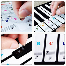 Load image into Gallery viewer, Piano Key Note Stickers