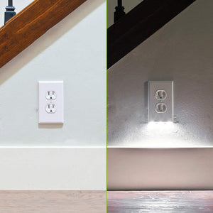 Hirundo Outlet Wall Plate With LED Night Lights