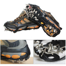 Load image into Gallery viewer, 18 Teeth Stainless Steel Crampons Slip-resistant Shoes Cover