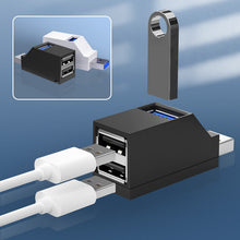 Load image into Gallery viewer, 3-Port Tiny USB Hub