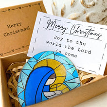 Load image into Gallery viewer, Nativity Scene Painted Rock