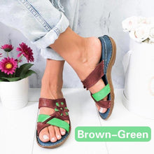 Load image into Gallery viewer, Women&#39;s Summer Floral Comfortable Sandals