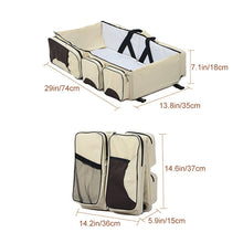 Load image into Gallery viewer, Portable Baby Travel Folding Bed