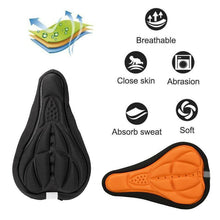 Load image into Gallery viewer, 3D Silicone Soft Bike Seat Saddle Cover