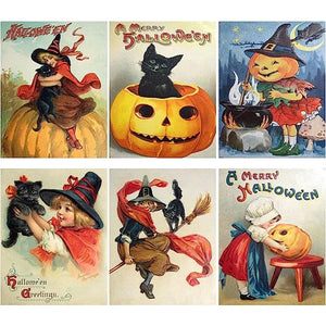 Vintage Halloween Postcard (24 pcs)