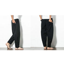 Load image into Gallery viewer, Men&#39;s Summer Casual Cotton Baggy Harem Pants