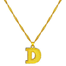 Load image into Gallery viewer, 18K Gold Plated Initial Letter Necklace