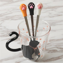 Load image into Gallery viewer, Stainless Steel Food Spoon with Cat Claw