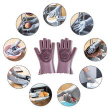 Load image into Gallery viewer, Multi-functional Silicone Decontamination Non-stick Oil Cleaning Gloves (1 pair)