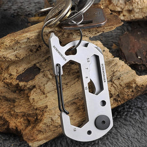 Multi-functional EDC Gadgets Carabiner Emergency Tool