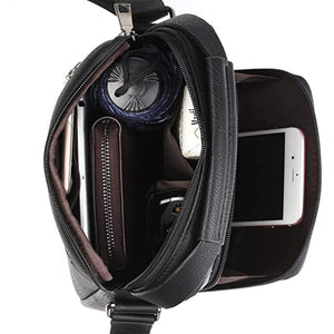 Man Leather Crossbody Bag