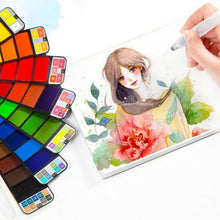 Load image into Gallery viewer, Solid Gouache Pigment Palette - let your creativity speak!