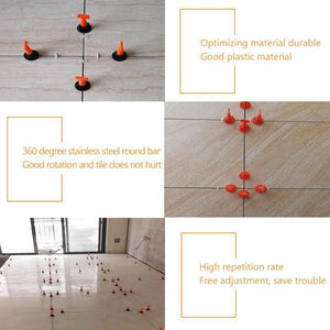 DOMOM Reusable Tile Leveling System (50PCS Pack)