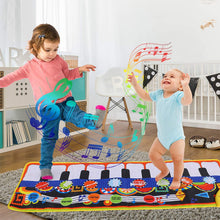 Load image into Gallery viewer, Children Piano Music Dance Mat