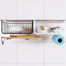 Load image into Gallery viewer, Storage Basket Kitchen Metal Hanging Rack