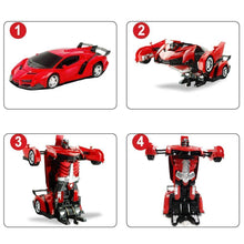 Load image into Gallery viewer, Remote Control Transforming Robot Car