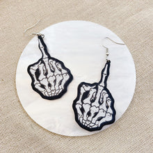 Load image into Gallery viewer, Fashion Personality Skull Finger Halloween Earrings