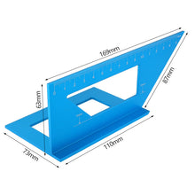 Load image into Gallery viewer, Woodworking Scriber T Ruler