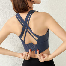 Load image into Gallery viewer, Cross Beauty Back Sports Bra