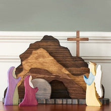 Load image into Gallery viewer, Easter Scene Wooden Decoration