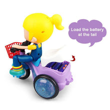 Load image into Gallery viewer, Electric Tricycle Toy with Music &amp; Light