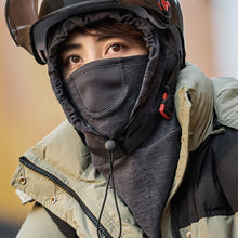 Load image into Gallery viewer, Hooded Face Mask with Neck Warmer for Cycling