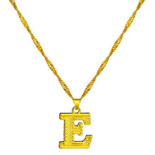 Load image into Gallery viewer, 18K Gold Plated Initial Letter Necklace