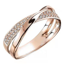 Load image into Gallery viewer, X Shape Cross Ring for Women