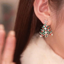 Load image into Gallery viewer, Christmas Tree Stud Earrings