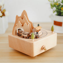 Load image into Gallery viewer, Handmade Wooden Rotating Music Boxes