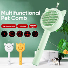 Load image into Gallery viewer, Retractable cat teaser pet comb