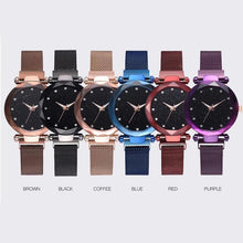 Load image into Gallery viewer, Waterproof Starry Sky Girl Wristwatch